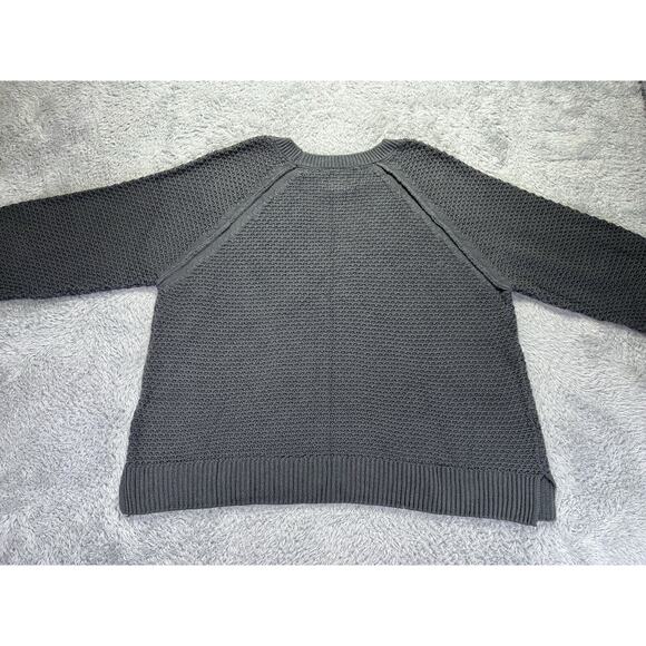 GAP Women's Textured Sweater Gray XXL 2XL Boxy Lagenlook Chunky Knit - Picture 7 of 11